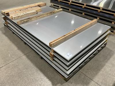 Översiktsbild av stainless steel sheet material